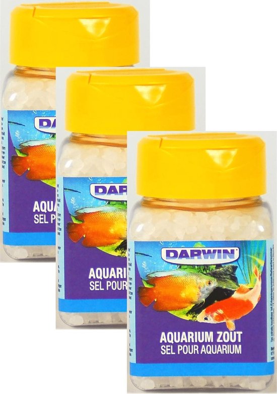 Darwin Aquarium Zout - Waterverbeteraars - 3 x 100 ml