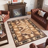 Tapiso Bali PP Vloerkleed Klassieke Tapijten Beige Maat- 180x250