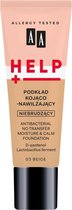 Help Kalmerende en Hydraterende Niet-vervuilende Foundation 03 Beige 30ml