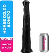 Lusty Horse Dildo Bonito - 44 cm - Horse Cock - Paardenlul Dildo - Met Zuignap - Animal Dildo - Seksspeeltjes - Sex Toys - Fantasy Dildo