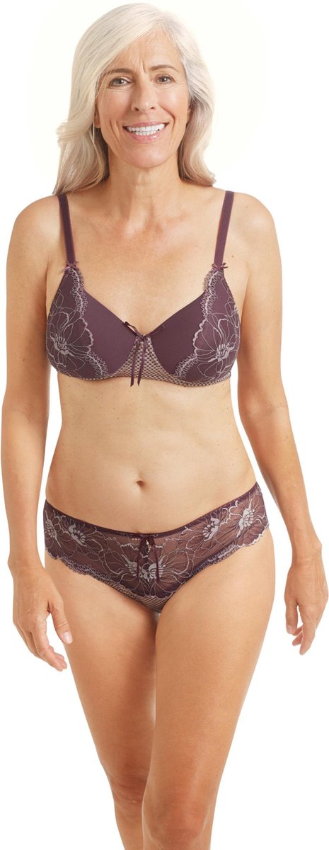 Amoena BeAmazing SBP Prothese Bh TEX019260 Sweet Chocolate - maat EU 75D / FR Bruin