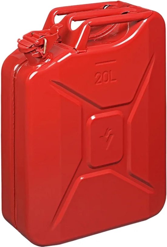 Proplus Steel Jerrycan 20 litres Red Tüv / gs label de qualité