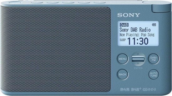 Sony XDR-S41D - DAB+ Radio - Blauw - Sony