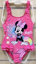 Disney Minnie Mouse badpak. Kleur Pink roze. Maat 92/98 cm / 2-3 jaar. Kleine maatjes, bestel 1 maatje groter.