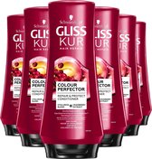 Gliss Kur Color Protect & Shine Conditioner 6x 200 ml - Voordeelverpakking