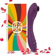 PureVibe® Vibrating Air-Pulse Massager | Luchtdruk Vibrator | tot 42 ºC | G-spot & Clitoris Stimulator | Clitoris Zuiger en Clit Sucker | Vibrators voor vrouwen | Erotiek Seksspeeltjes voor koppels