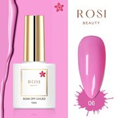 ROSI Beauty Gelpolish - Gel nagellak - Gellak - 10 ML - UV & LED - Roze 06 Classic Pink