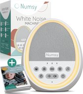Numsy Calm White Noise Machine Baby - Witte Ruis Apparaat Volwassenen - Slaaptrainer Kind - Slaaphulp - Geluidsmachine -Baarmoeder