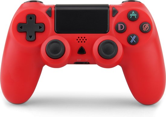 Dadson Draadloze Controller - Geschikt voor PS4 - Rood