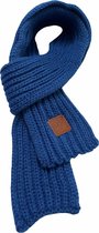 Warme Gebreide sjaal van 100% Katoen Winter/herfst Kinderen Baby/Jongens/Meisjes Kleur: Blauw