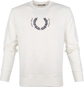 Fred Perry Sweater M2646 Wit - maat L
