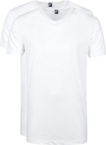 Alan Red West-Virginia T-shirt V-Hals Wit (2Pack) - maat L