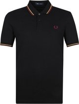 Fred Perry Polo M3600 Zwart Paars - maat S