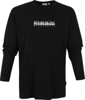 Napapijri S-Box Longsleeve T-shirt Zwart - maat XXL