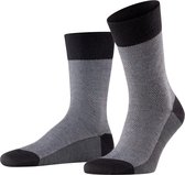 FALKE Sensitive Herringbone comfort band, geschikt voor diabetici merinowol sokken heren zwart - Maat 45-46