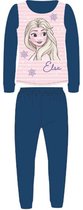 Disney Frozen fleece pyjama - blauw/roze - maat 104