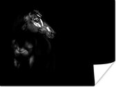 Poster Paard - Vlekken - Licht - 160x120 cm XXL