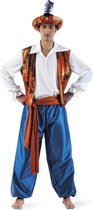 Aladdin Kostuum | Pasha Onmetelijk Rijke Heerser Over Perzie | Man | Maat 64 | Carnaval kostuum | Verkleedkleding