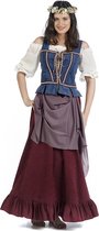 Middeleeuwen & Renaissance Kostuum | Herberg Het Hoekje Herbergier Hilda | Vrouw | Maat 42 | Carnavalskleding | Verkleedkleding