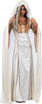 Gotisch Kostuum | Witte Cape Onschuldige Gotische Maagd Vrouw | Maat 46 | Halloween | Verkleedkleding