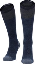 Sockwell Diamond Dandy Heren Compressiekousen Klasse 1 Denim | Blauw | 32% Merinowol | Maat M/L | SW61M.650