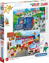 legpuzzel Rescue Heroes 2-in-1 karton 120 stukjes