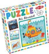 legpuzzel All Aboard! junior 20 cm hout 24-delig