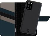 Samsung Galaxy A02s Hoesje - Valenta - Snap Serie - Echt Leer Bookcase / 2in1 Case - Zwart - Hoesje Geschikt Voor Samsung Galaxy A02s