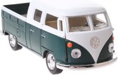 schaalmodel Volkswagen 1:34 die-cast 10 cm groen