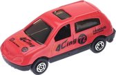 raceauto junior 7,5 cm RVS rood