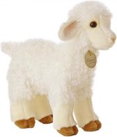 knuffelschaap MiYoni junior 26 cm pluche wit