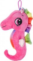 knuffelzeepaard regenboog 22 cm roze