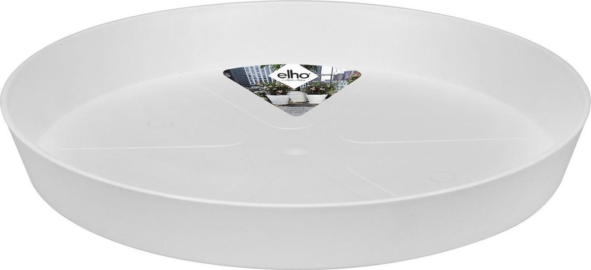 Soucoupe Ronde Elho Loft Urban Ø30.2cm - Gris Ciment - Pour Plantes Extérieur