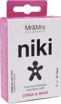 Mr & Mrs Fragrance NIKI Car Refill - Citrus & Musk