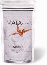 MataMatcha Organic Hojicha Powder - 100g - Houjicha -  latte - geroosterde theepoeder