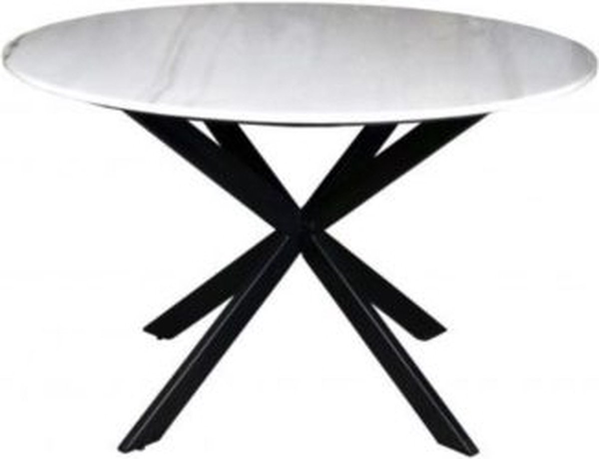 Eetkamertafel | matrix | rond | marmer | 150 cm