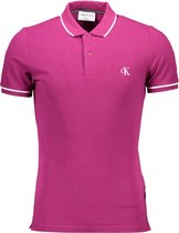 CALVIN KLEIN Polo Shirt Short sleeves Men - M / VIOLA