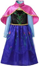 Carnavalskleding - Prinsessenjurk Frozen Anna maat 116/122 (130)