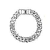 Soraro Chain Armband Zilver Diamond | Exclusieve Geschenkverpakking | Mooie Cadeauverpakking | Goudkleurig | Cadeau | Witgoud Verguld | Moederdag | Moederdag Cadeau