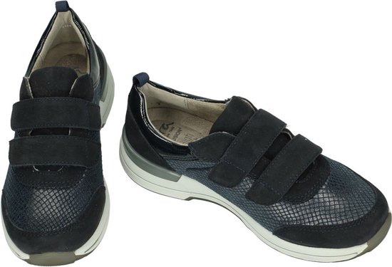ara Monza sneakers voor dames, zwart, 40 EU breed, zwart, 40 EU Breed