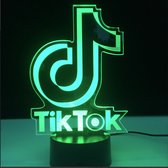 TikTok - RGB - RGBW - Touch - USB - Led Lamp - Bureaulamp - Sfeer verlichting