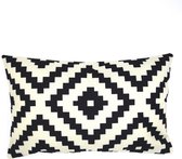 Aztec Kussenhoes Izaro | Rechthoekig | Naturel - Zwart | 30 x 50 cm | Exclusief binnenkussen