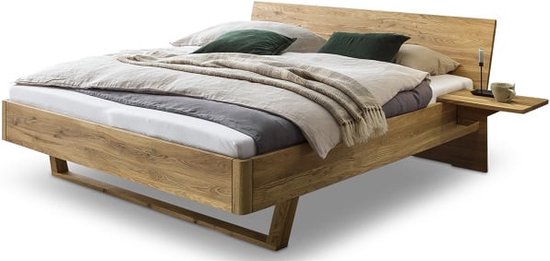 Bed Box Wonen - Eiken houten bed BB-line 300 - 180x200 - natuur geolied