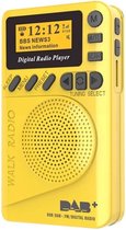 DAB BT-P9 | Portable DAB+, FM en MP3 music system | Geel
