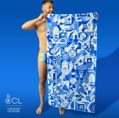 CCL Strandlaken "MONOGRAM" blauw