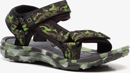 Blue Box jongens sandalen met camouflageprint - Groen - Maat 39 | bol.com