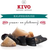 Kivo Petfood Kalfshoefjes 2 zakken verpakt per 10 stuks - Graanvrij en Glutenvrij