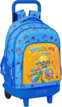 Schoolrugzak met Wielen SuperThings Blauw Multicolour