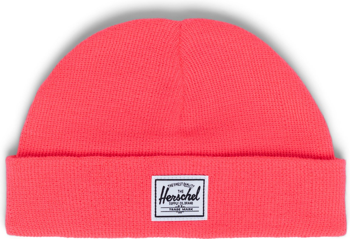 Baby Beanie 6-18 Months - Neon Pink / Herschel baby beanie - muts / Beperkte Levenslange Garantie / Roze