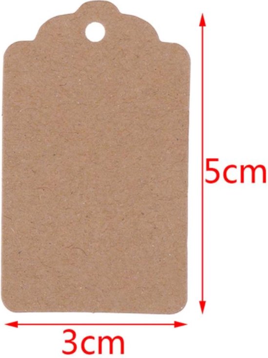 Cadeaulabels - Craft Blank - 100 stuks Kopen